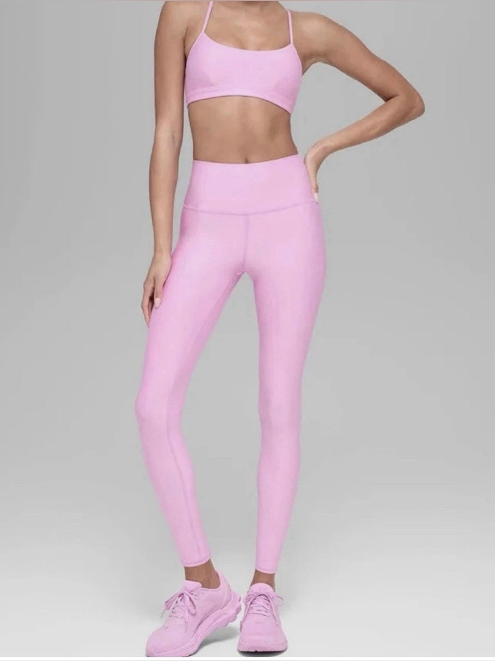 Alo Yoga High Waist Airlift Leggings Candy Heart Pink Size Small NWT
